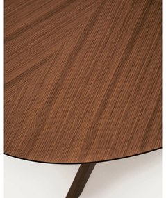 Stół z blatem w dekorze orzecha 110x180 cm Naanim – Kave Home