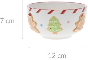 Świąteczna miseczka, 12 cm, GINGERBREAD