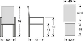 Doppler TAMAN 4 FSC® - ogrodowe krzesło sztaplowane z drewna tekowego - (N373) TOWAR PO ZWROCIE