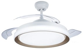 Philips-LED Plafon z wentylatorem LED/35W/230V 5500/4000/2700K+pilot złoty