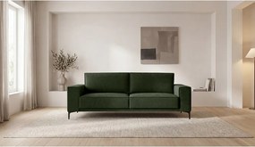 Zielona sofa z tkaniny szenilowej 224 cm Copenhagen – Scandic