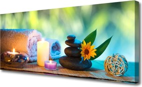 Obraz na płótnie Atmosfera Domowego Spa