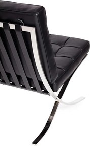 Designerska sofa tapicerowana skórą ekologiczną Barcelon