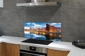 Panel nad Blat Kuchenny Gdańskie Kamienice nad Rzeką