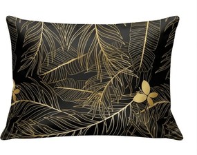 Poszewka na poduszkę z mikrofibry VISATA 50x70 cm, czarna