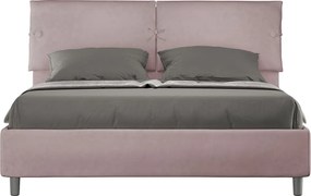 Łóżko bez stelaża tapicerowane 160x210 microfibra Kolor lawendy Sleeper