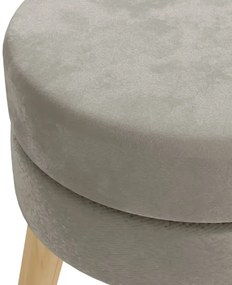 Okrągły ciemnoszary taboret P1-K09