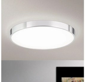 Orion DL 7-657/28-LED Plafon BULLY LED/28W/230V śr. 28 cm chrom błyszczący