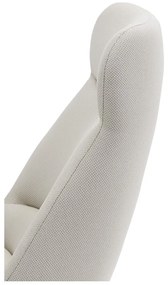 Biały fotel Teulat Dins, wys. 114 cm