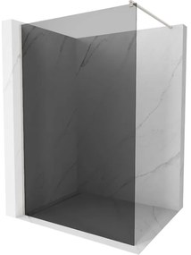 Mexen Kioto ścianka prysznicowa Walk-in 90 x 200 cm, grafit 8 mm, nikiel szczotkowany - 800-090-101-97-40