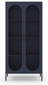 Ciemnoniebieska szafka 80x170 cm Diora – Marckeric