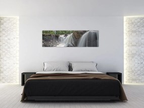 Obraz wodospadów (170x50 cm)