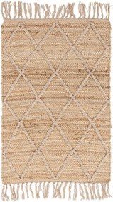 Dywan z juty tkany ręcznie w naturalnym kolorze 60x90 cm Shaila – Yes Everyday