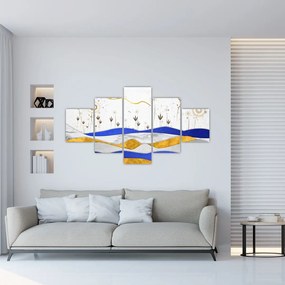 Obraz - Złote Góry (125x70 cm)