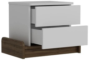 Biała szafka nocna Marina – Kalune Design
