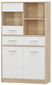 Szafka TEYO 2D1W1S, biały