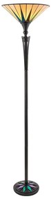 Endon 64042 - Lampa stojąca Tiffany DARK STAR 1xE27/60W/230V, średnica 42 cm