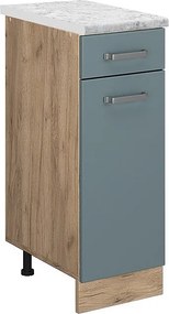 Szafka dolna do kuchni niebiesko-szary 30x60x81.6 r-line