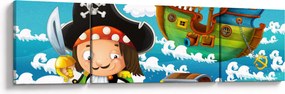 Obraz - Skarb piratów (170x50 cm)