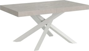 Stół rozkładany Volantis Cashmere 160/264x90 cm z białymi nogami