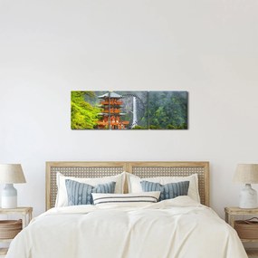 Obraz - Wodospad Naci (z zegarem) (90x30 cm)