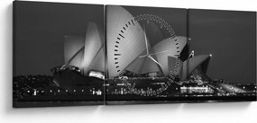 Obraz Opery w Sydney (z zegarem) (90x30 cm)