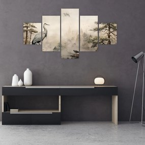 Obraz - Krajobraz z kreskówki (125x70 cm)