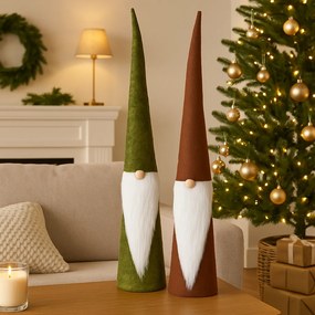 Świąteczny skrzat FUZZY GNOME 43 cm - różne warianty