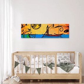 Obraz starożytnego obrazu (170x50 cm)