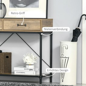 HOMCOM stół konsolowy 100 cm x 35 cm x 76,5 cm