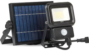 LED Zewnętrzny reflektor solarny z czujnikiem LED/10W/3,7V 6500K IP65