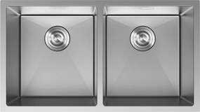 Mexen Binox zlewozmywak stalowy 2-komorowy 800 x 450 mm, inox - 6421802000-01