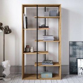 Biblioteczka Presto Black and Walnut