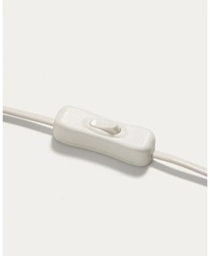 Kremowa/w naturalnym kolorze lampa stołowa ceramiczna (wysokość 46 cm) Erna – Kave Home