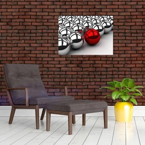 Obraz błyszczących kulek (70x50 cm)