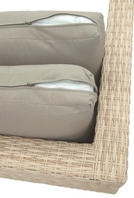 Zestaw rattanowy MALIBU dla 8 osób (cappuccino)