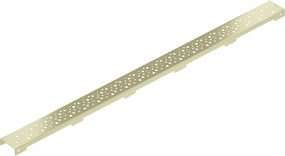 Mexen Flat M12 maskownica do odpływu liniowego 80 cm, złota szczotkowana - 1A21080