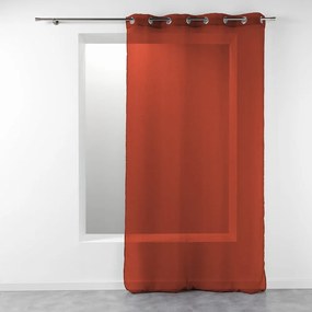 Firanka w kolorze terakoty 140x280 cm Telma – douceur d'intérieur