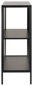 Czarna metalowa witryna Actona Newcastle, wys. 98,7 cm