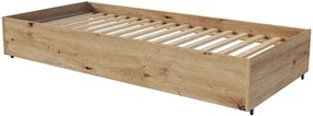 Modułowa szuflada ze stelażem pod łóżko dąb artisan R1-F76
