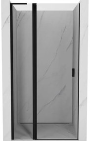 Mexen Mist L drzwi prysznicowe uchylne 105 cm, transparent, czarne - 8A4L-105-000-70-00