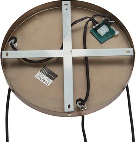 Designerska lampa wisząca ciemny brąz 3-punktowa - Ard