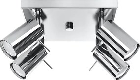 Plafon RING 4 chromowany