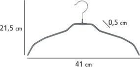 Metalowe wieszaki zestaw 20 szt. Alessia – Wenko