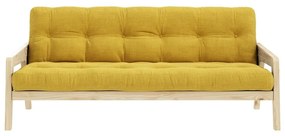 Sofa rozkładana ze sztruksową tapicerką Karup Design Grab Raw/Honey