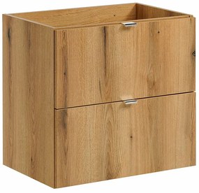Szafka pod umywalkę z szufladami w kolorze dąb - Dafo 11X 60 cm