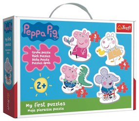 Trefl Baby puzzle Świnka Peppa, 4w1