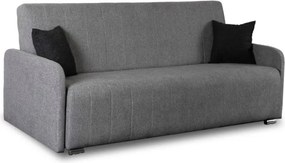 Sofa z Funkcją Spania ASPEN Wersalka Rozkładana Dwuosobowa Szara Nowoczesna do Salonu