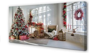 Obraz canvas na ścianę Choinka, Prezenty i Dekoracje