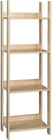 Regał drewniany 150 x 54 cm Eko, 4 półki, kolor sosnowy